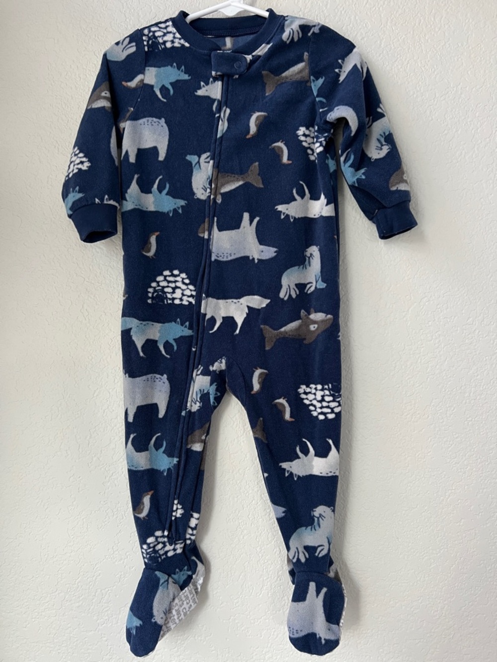 Carter’s 🦭🐳 Arctic  animals onesie 2way zipper
